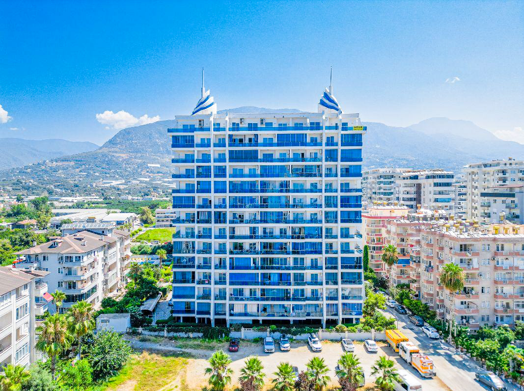 Аренда 1+1 в Sfera Residence, Махмутлар (Алания) — прямой вид на море, 7 этаж