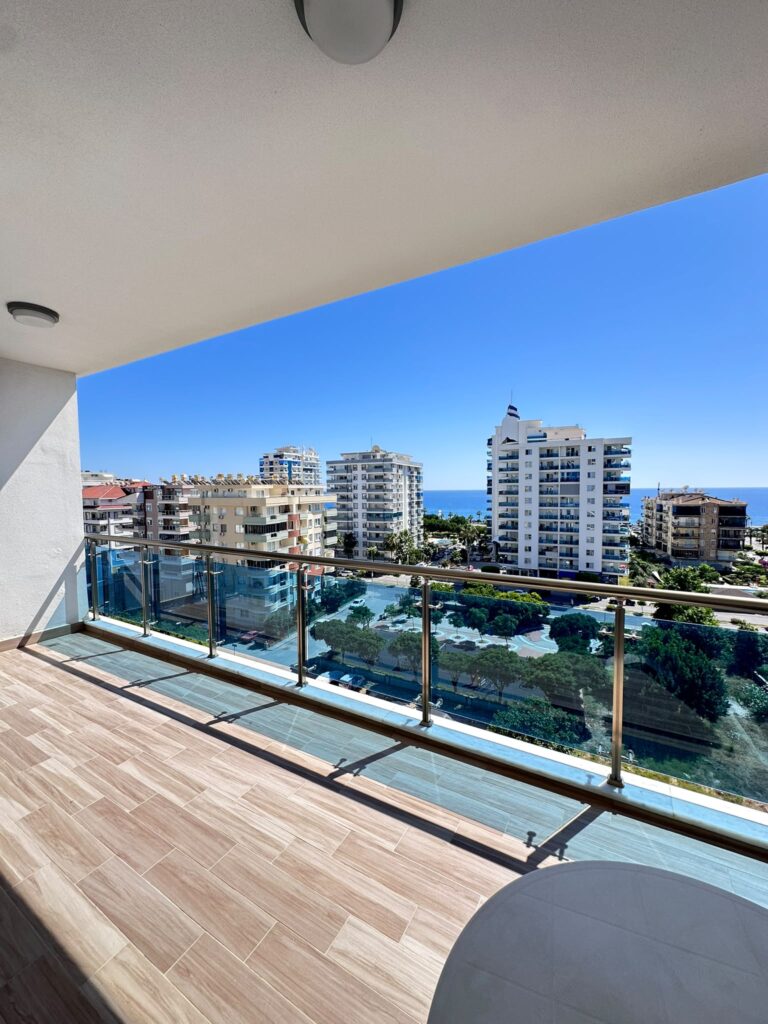 Аренда 1+1 в Sfera Residence, Махмутлар (Алания) — прямой вид на море, 7 этаж