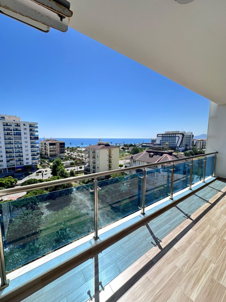 Аренда 1+1 в Sfera Residence, Махмутлар (Алания) — прямой вид на море, 7 этаж