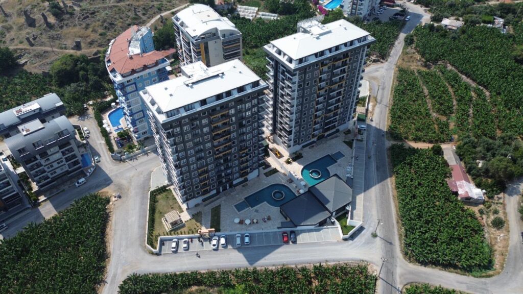 Угловая квартира 1+1, 60 м² в Yenisey Towers, Махмутлар